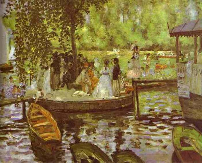 Pierre-Auguste Renoir La Grenouillere, oil painting picture